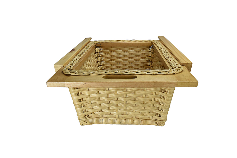 450 mm Full Polished Wicker Basket