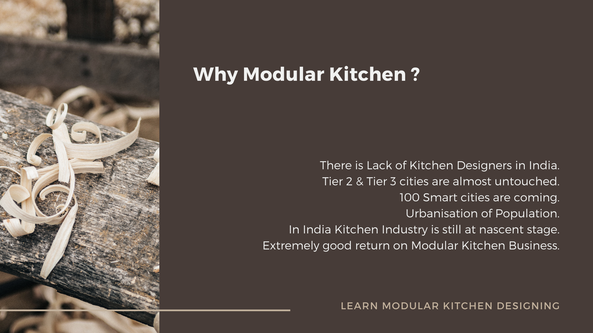 Modular Kitchen Course
