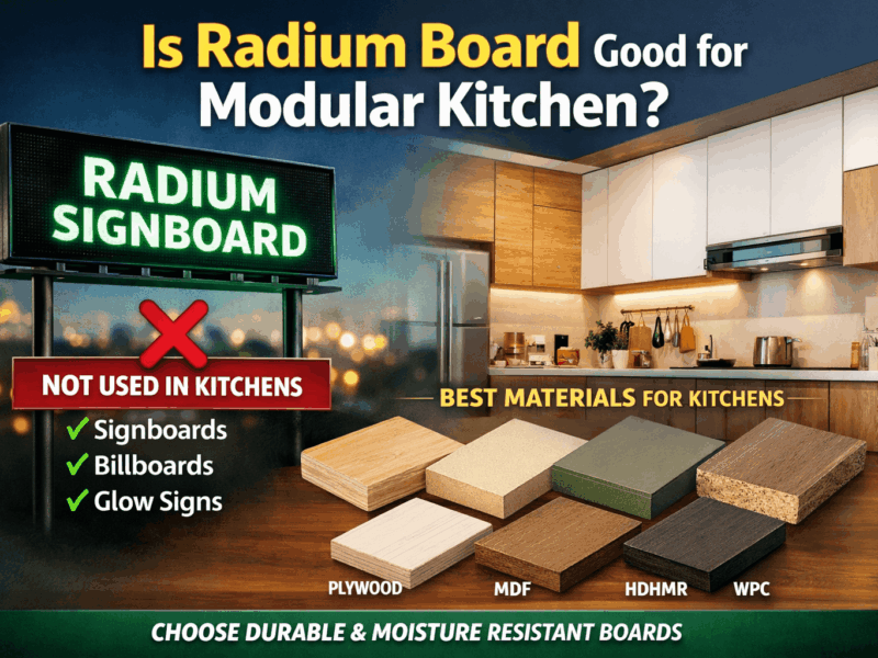 Is Radium board good for modular kitchen?