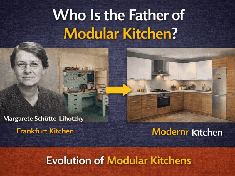 Who is the father of a modular kitchen?