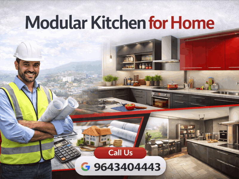 modular kitchen for a home