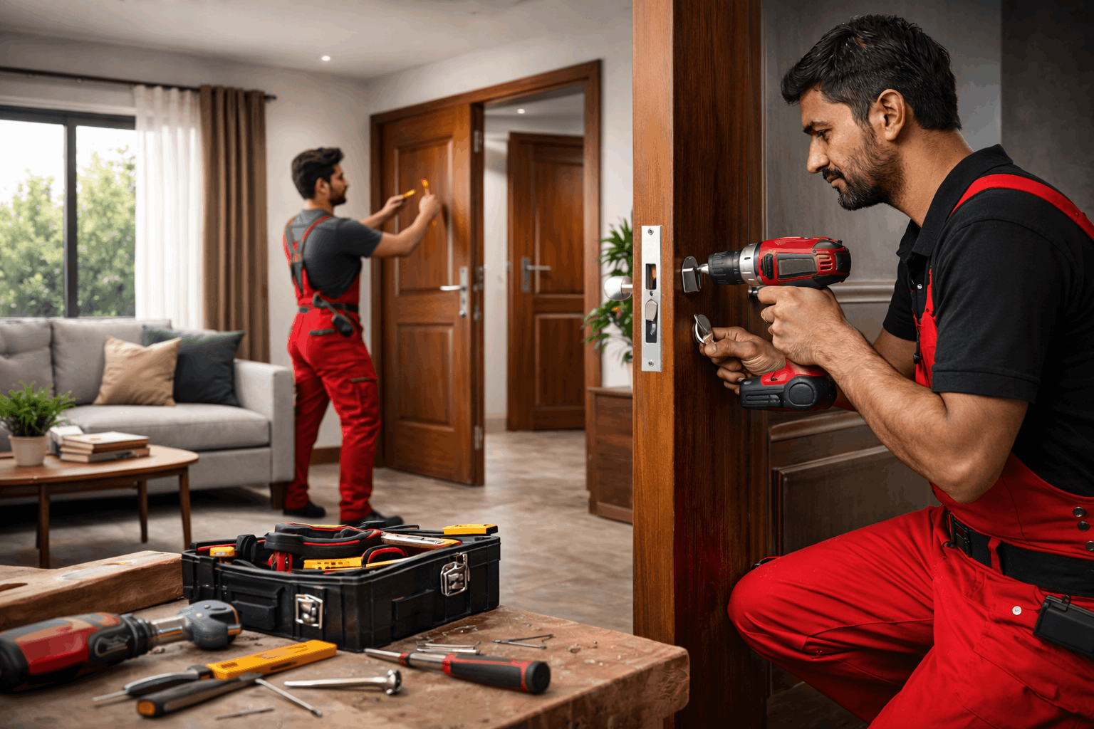 Affordable Carpenter Rates for Wooden Door Installation in Ranchi