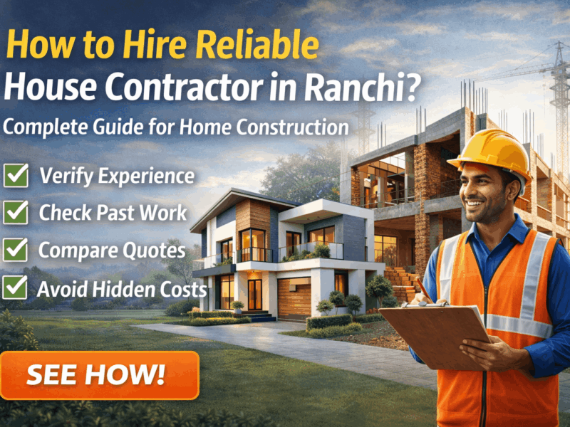 How to Hire Reliable House Contractor in Ranchi?